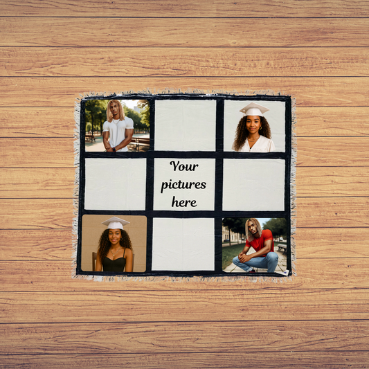 9 Panel Custom Photo Blanket (40x60)